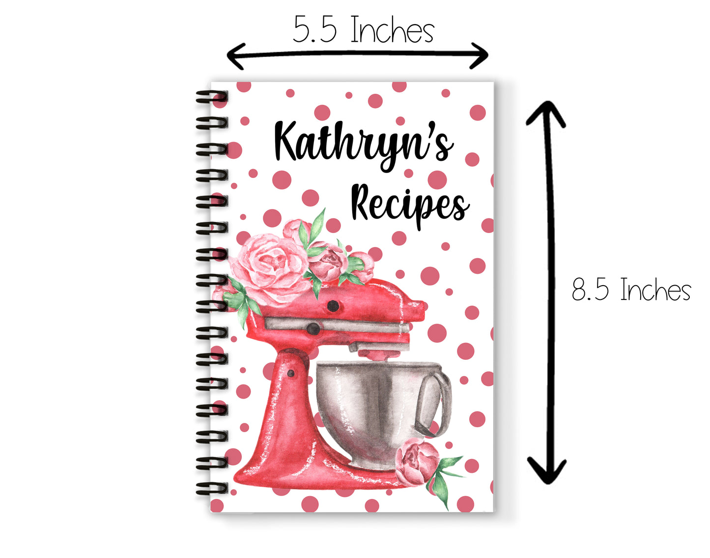 Mixer and Roses Recipe Book and Towel