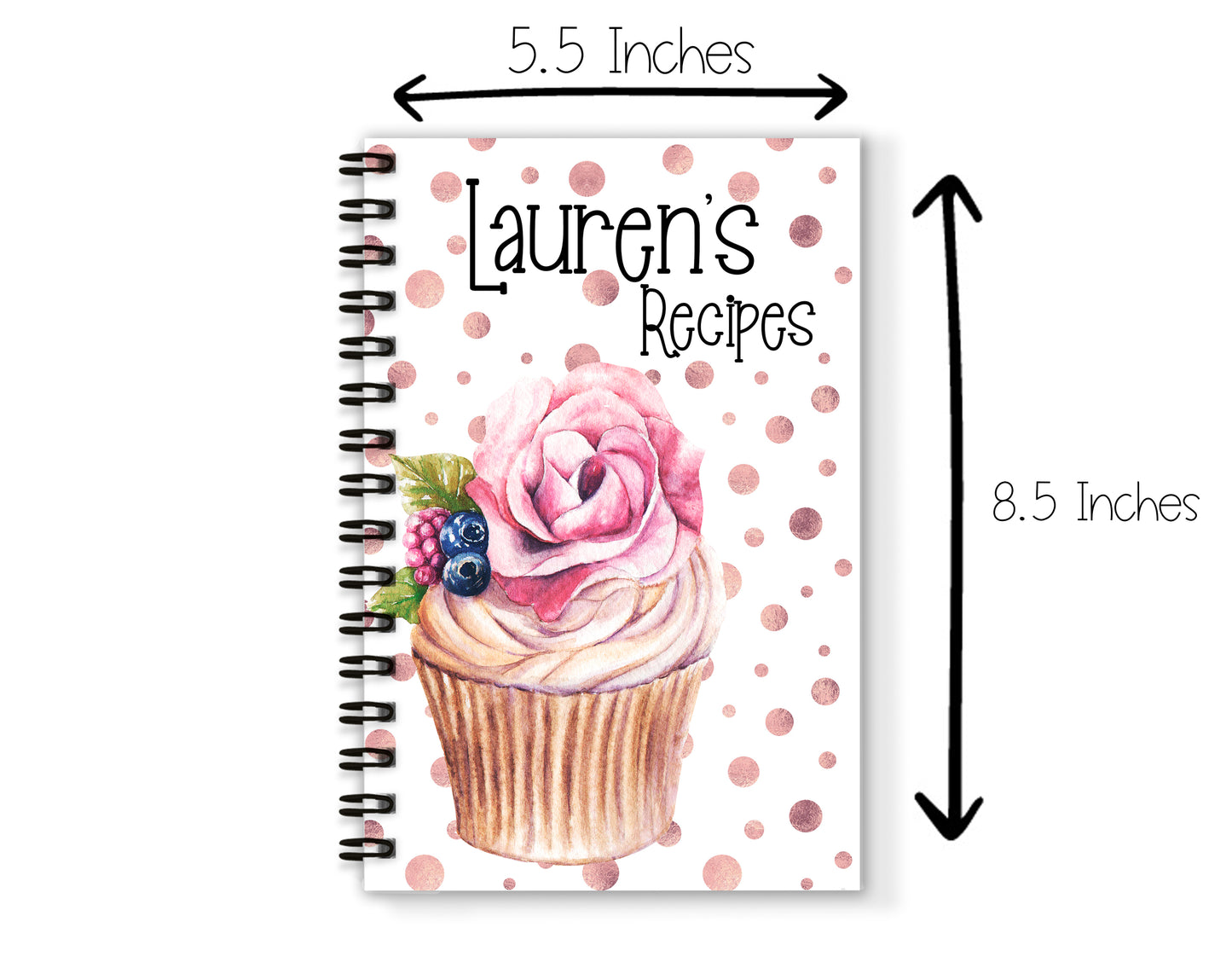 Cupcake Recipe Book and Towel