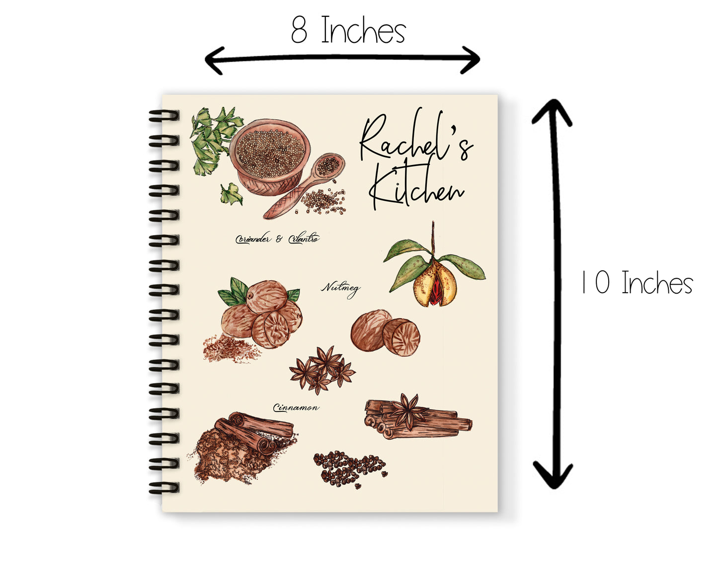 Spices Recipe Book and Towel