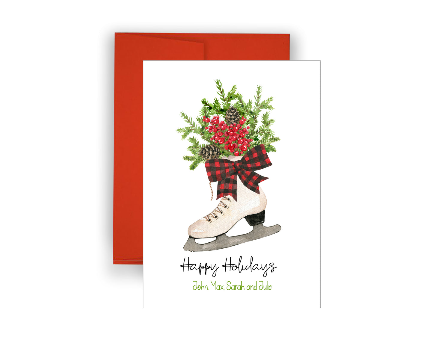 Watercolor Vintage Christmas Cards