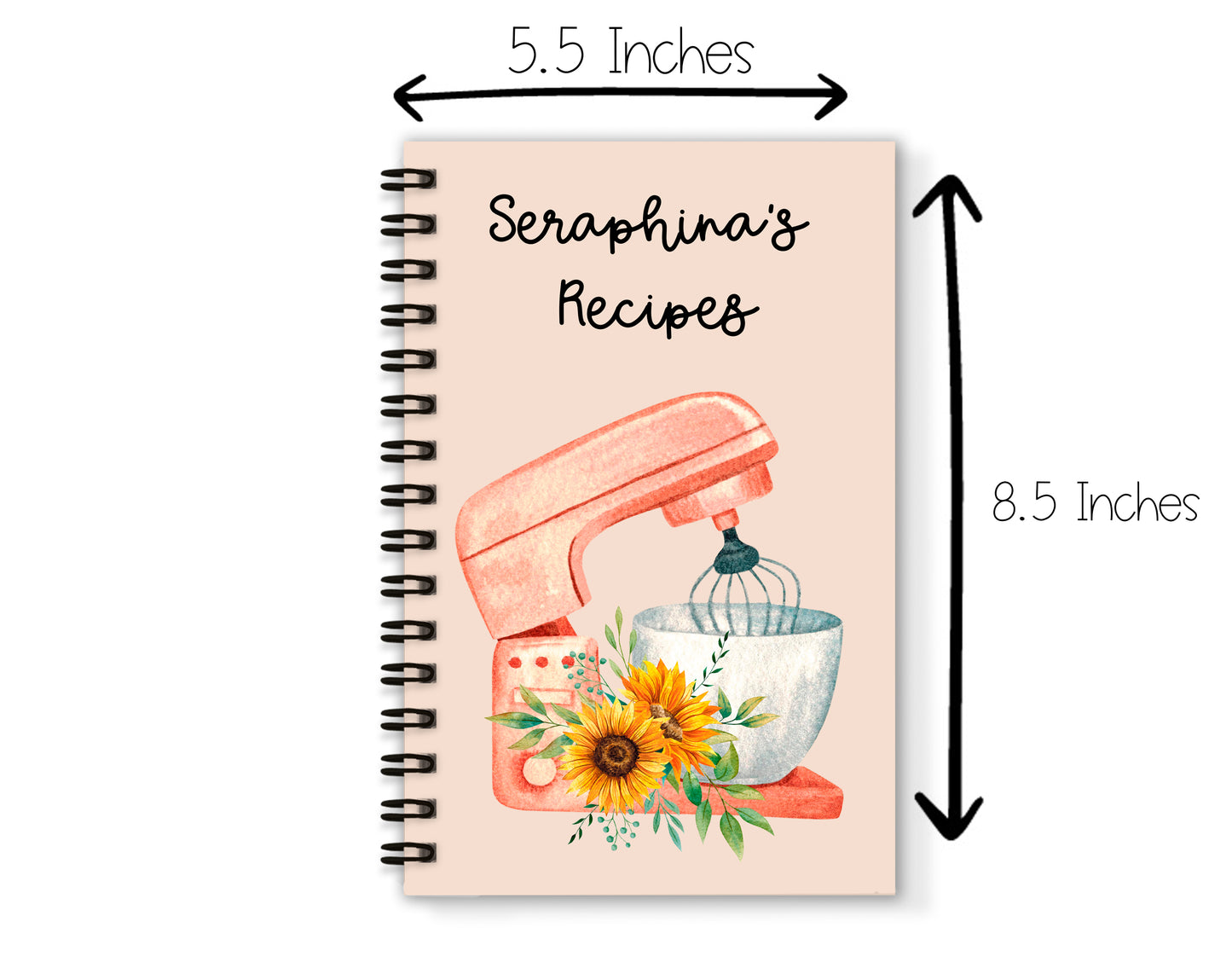 Sunflower and Mixer Recipe Book and Towel
