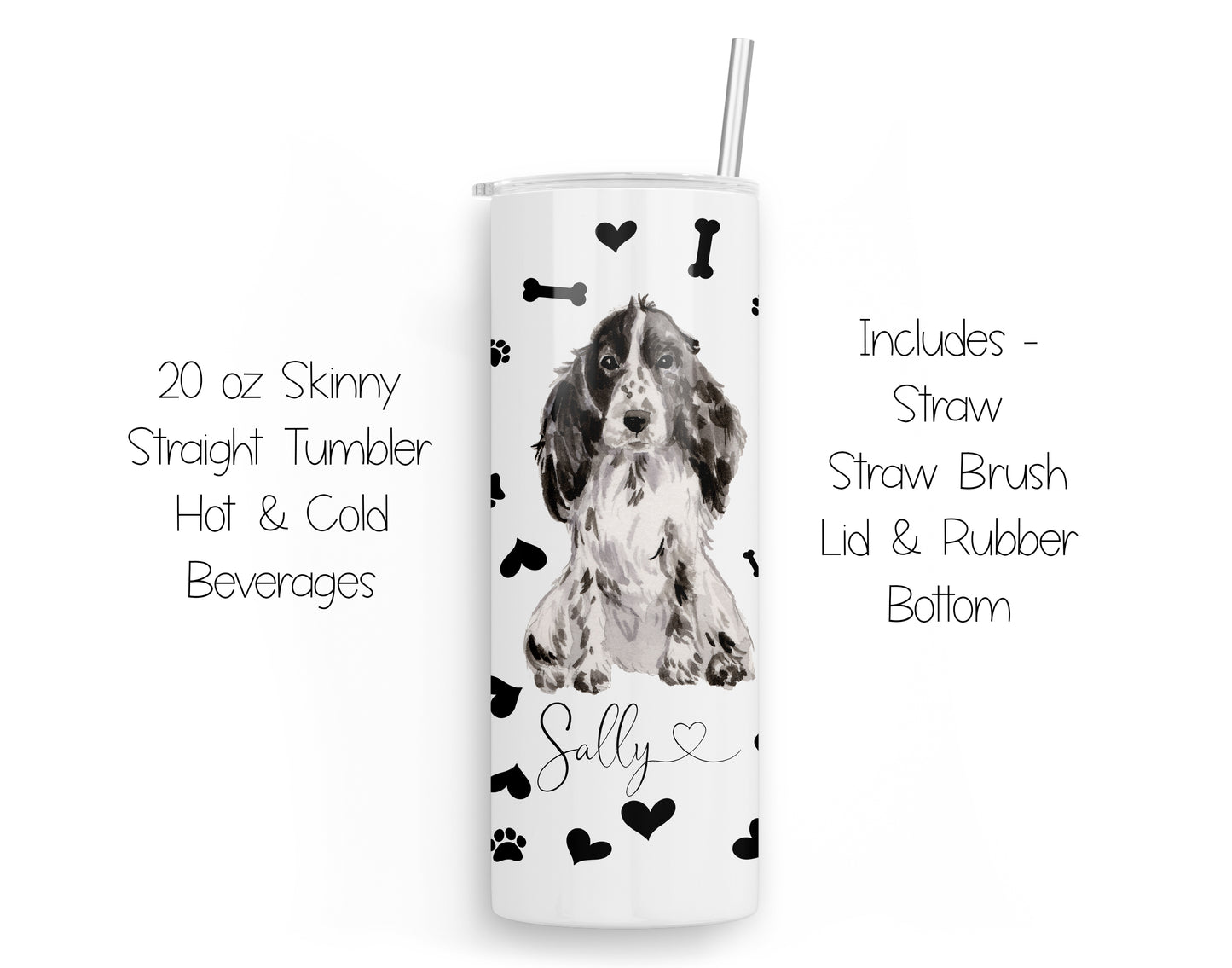 Cocker Spaniel 20 oz Tumbler and Coaster