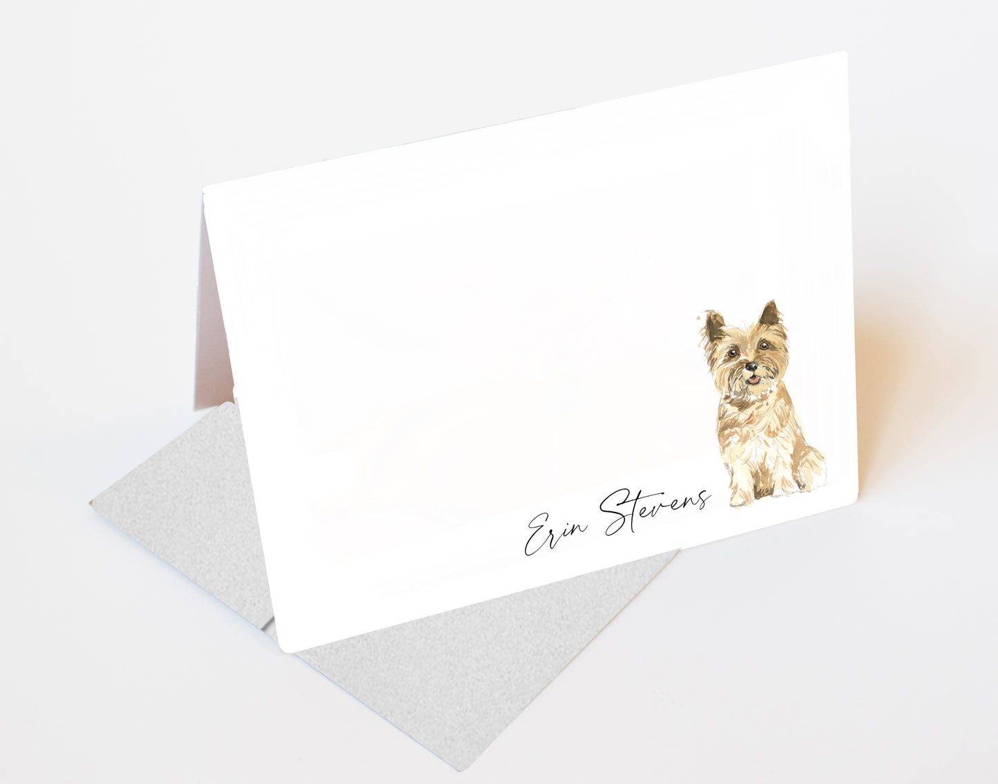 Cairn Terrier Folded Note Cards and Stickers