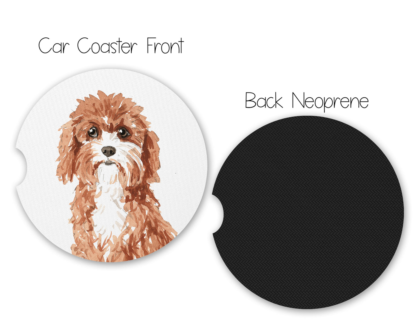 Cavapoo 20 oz Tumbler and Coaster