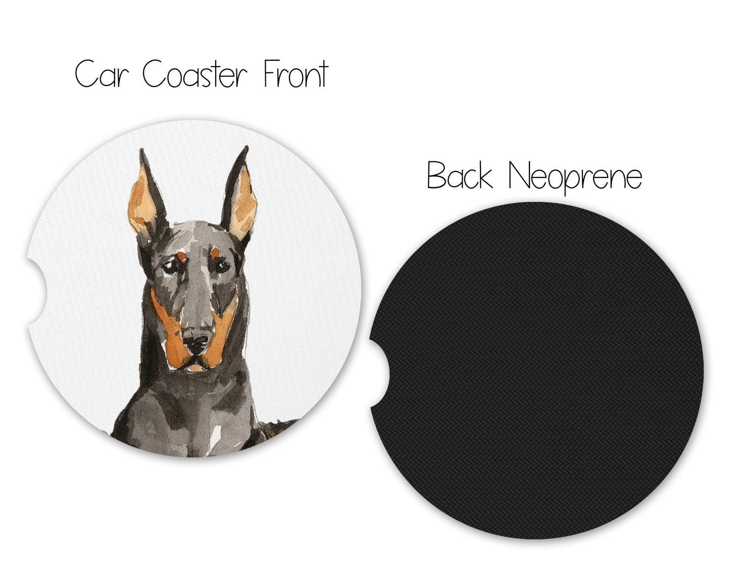Doberman 20 oz Tumbler and Coaster