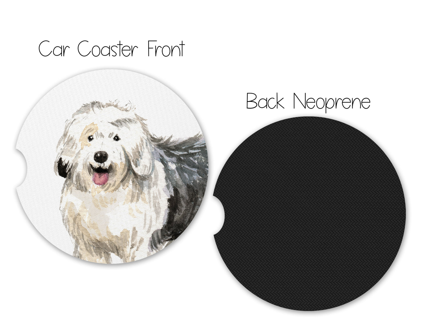 Old English Sheepdog 20 oz Tumbler and Coaster