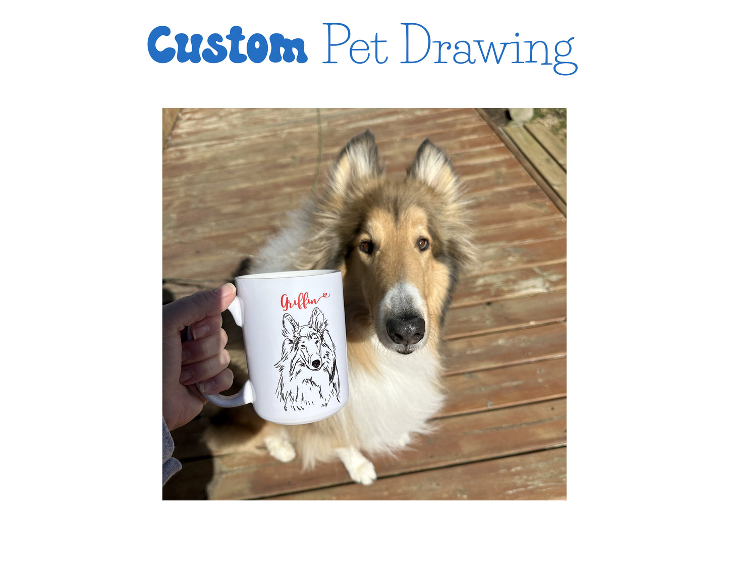 Custom Pet Sketch Mug