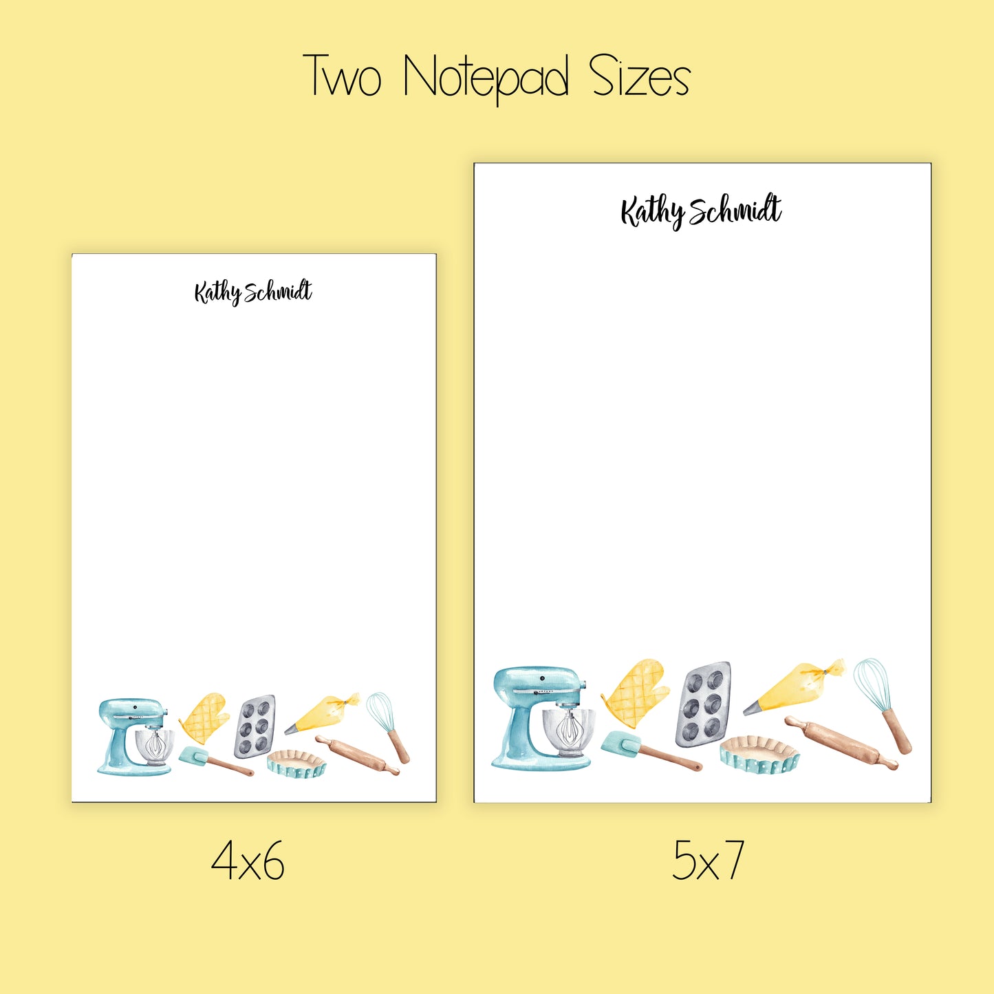 Chef Notepad, Card and Stickers