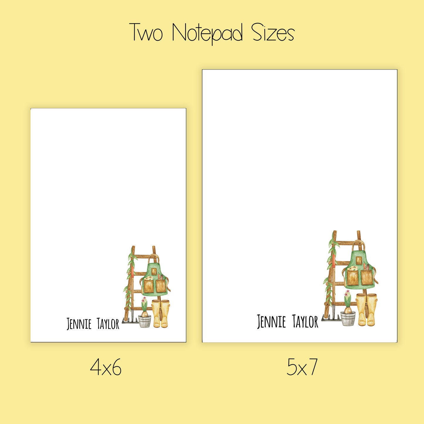 Garden Notepad, Cards and Stickers