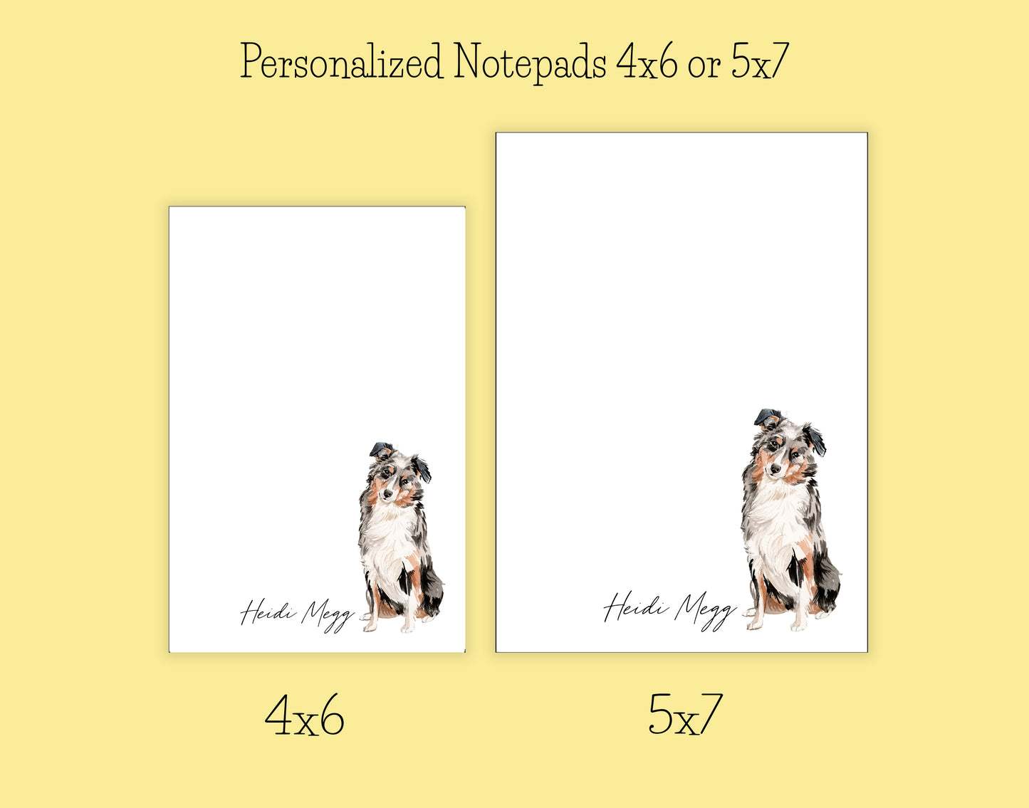 Basset Hound Dog Notepad, Card and Stickers