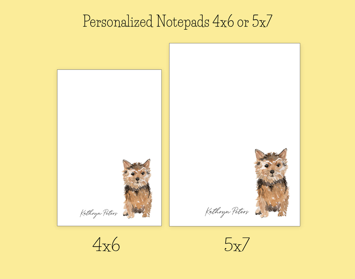 Norfolk Terrier Dog Notepad, Card and Stickers