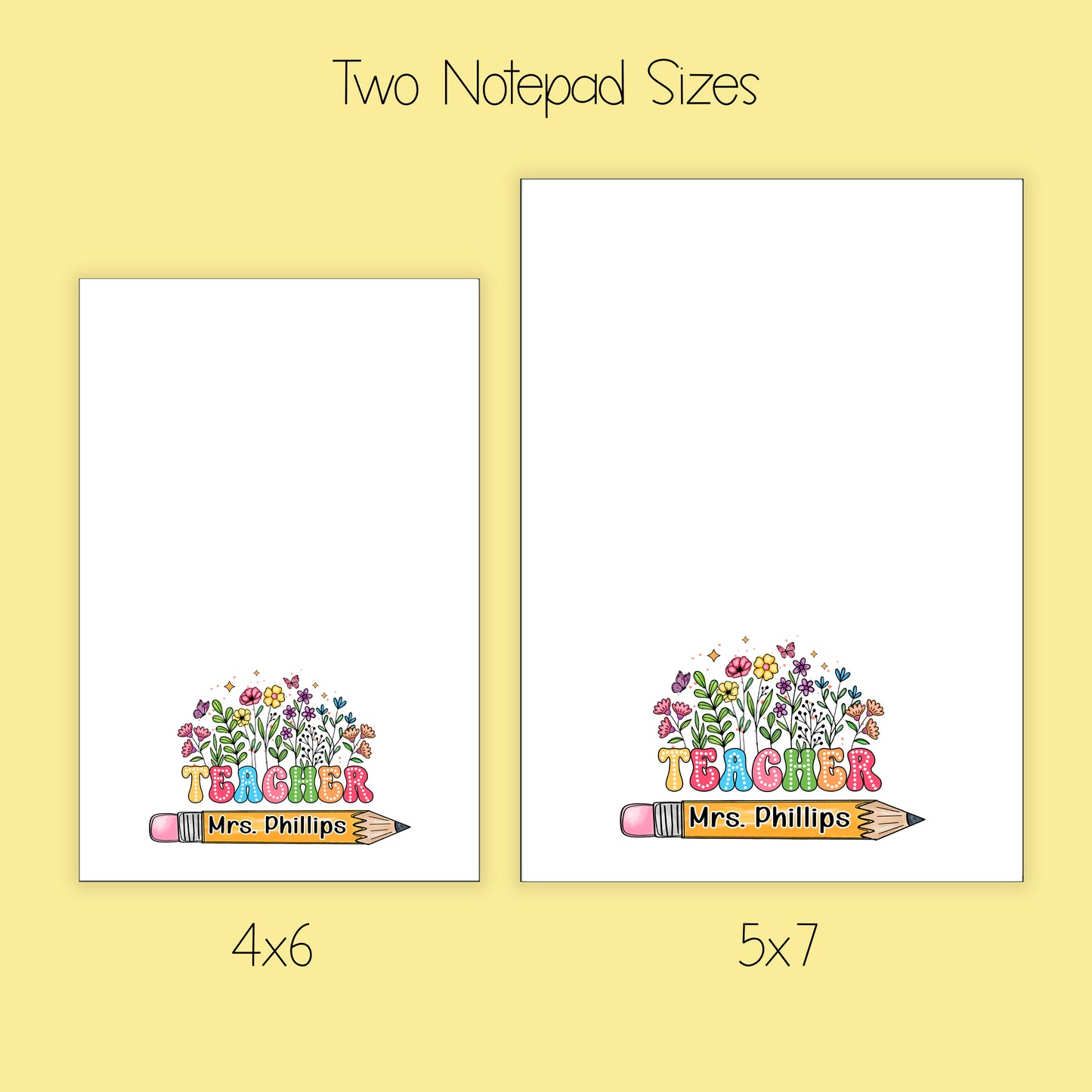 Teacher Notepad, Card and Stickers
