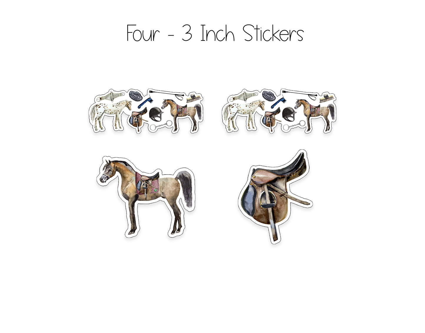 Horse Notepad, Card and Stickers