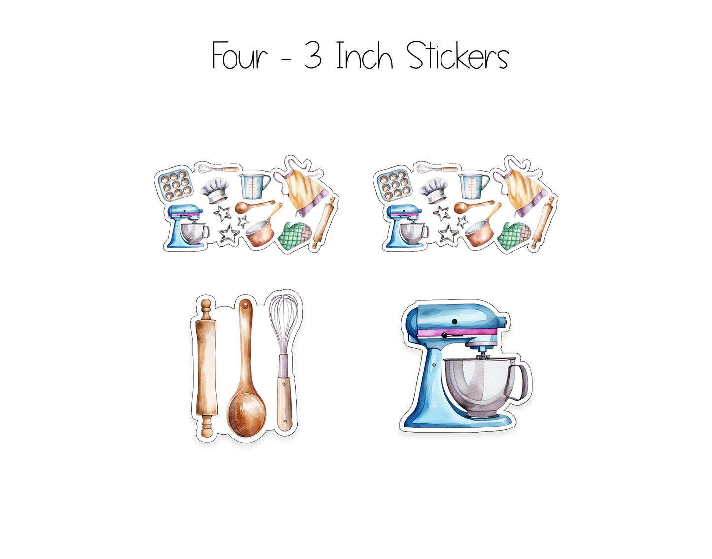 Chef Notepad, Card and Stickers