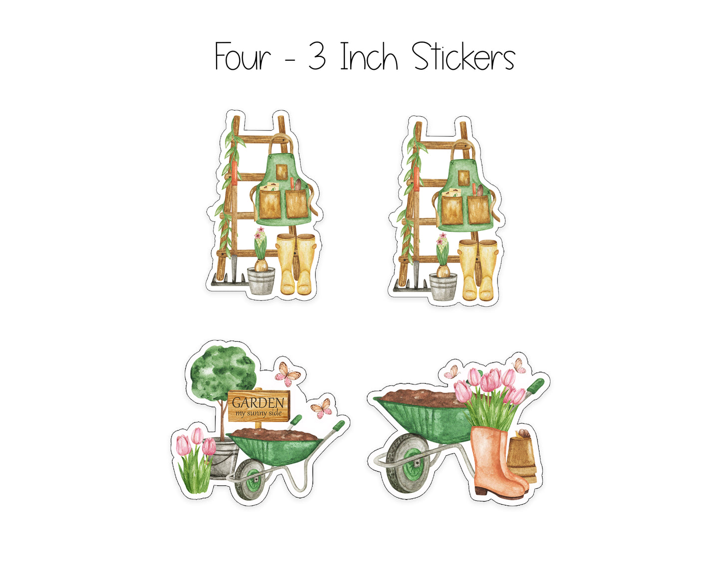 Garden Notepad, Cards and Stickers
