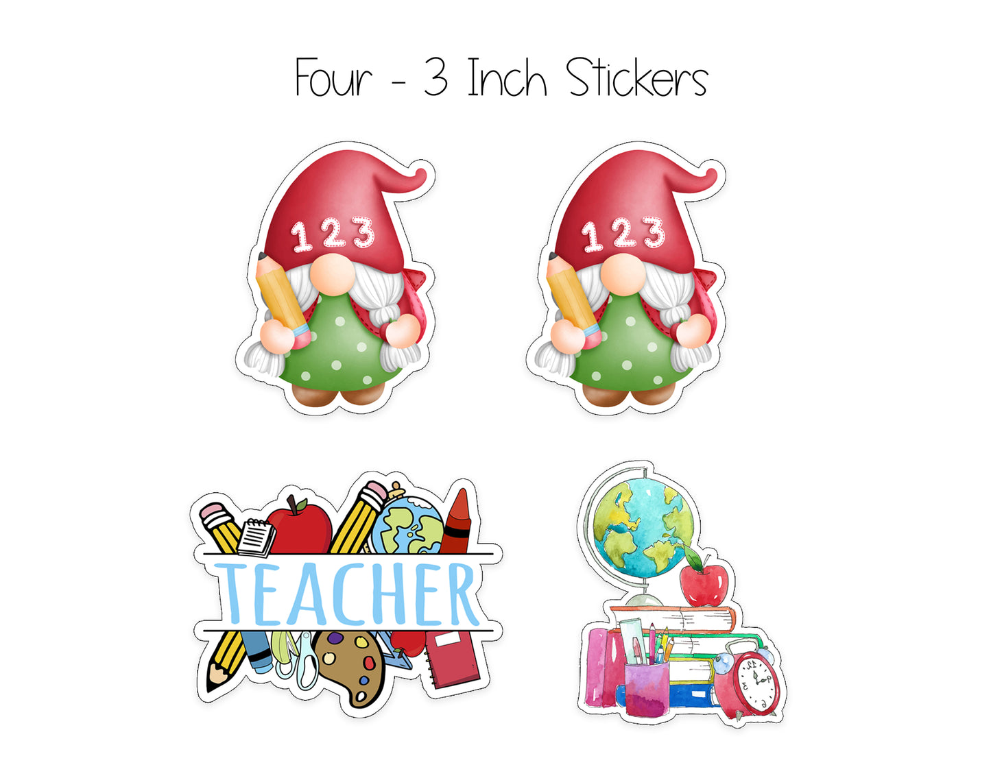 Teacher Notepad, Card and Stickers
