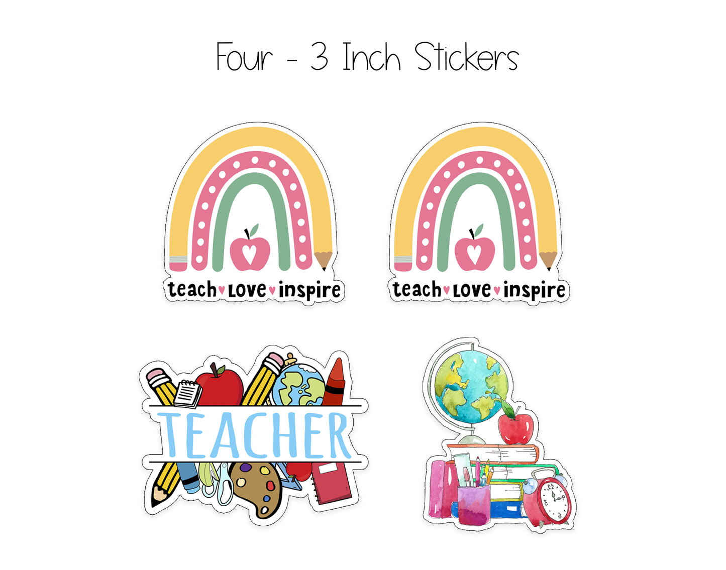 Teacher Notepad, Card and Stickers