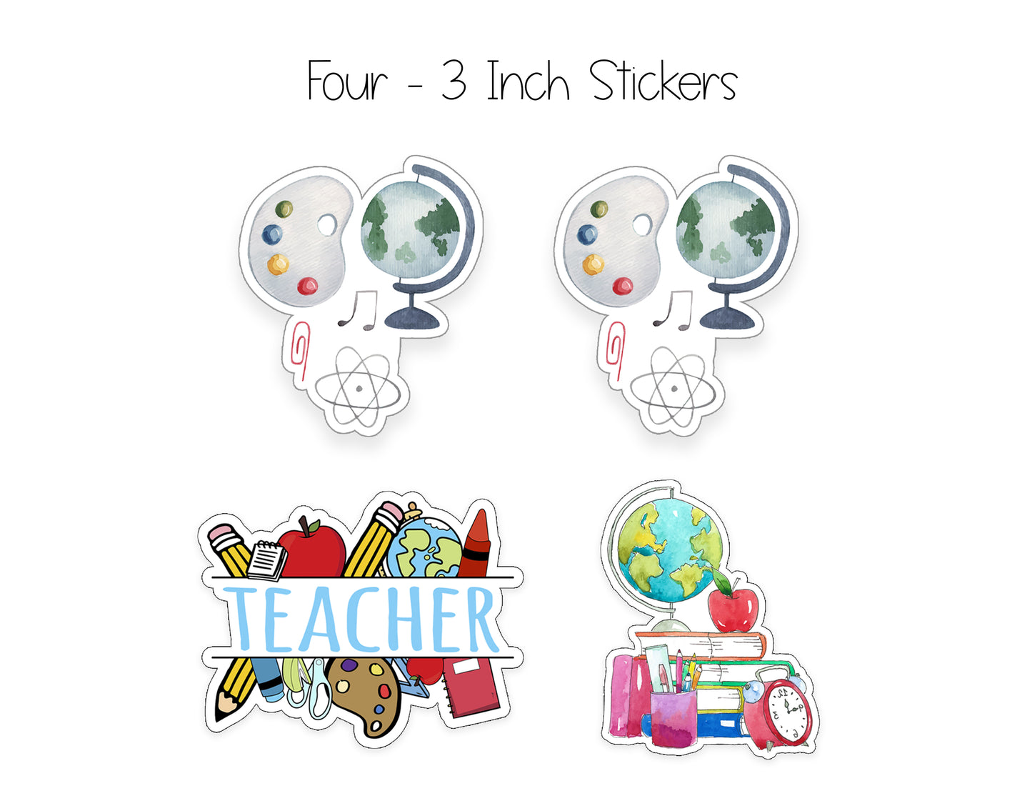 Teacher Notepad, Card and Stickers