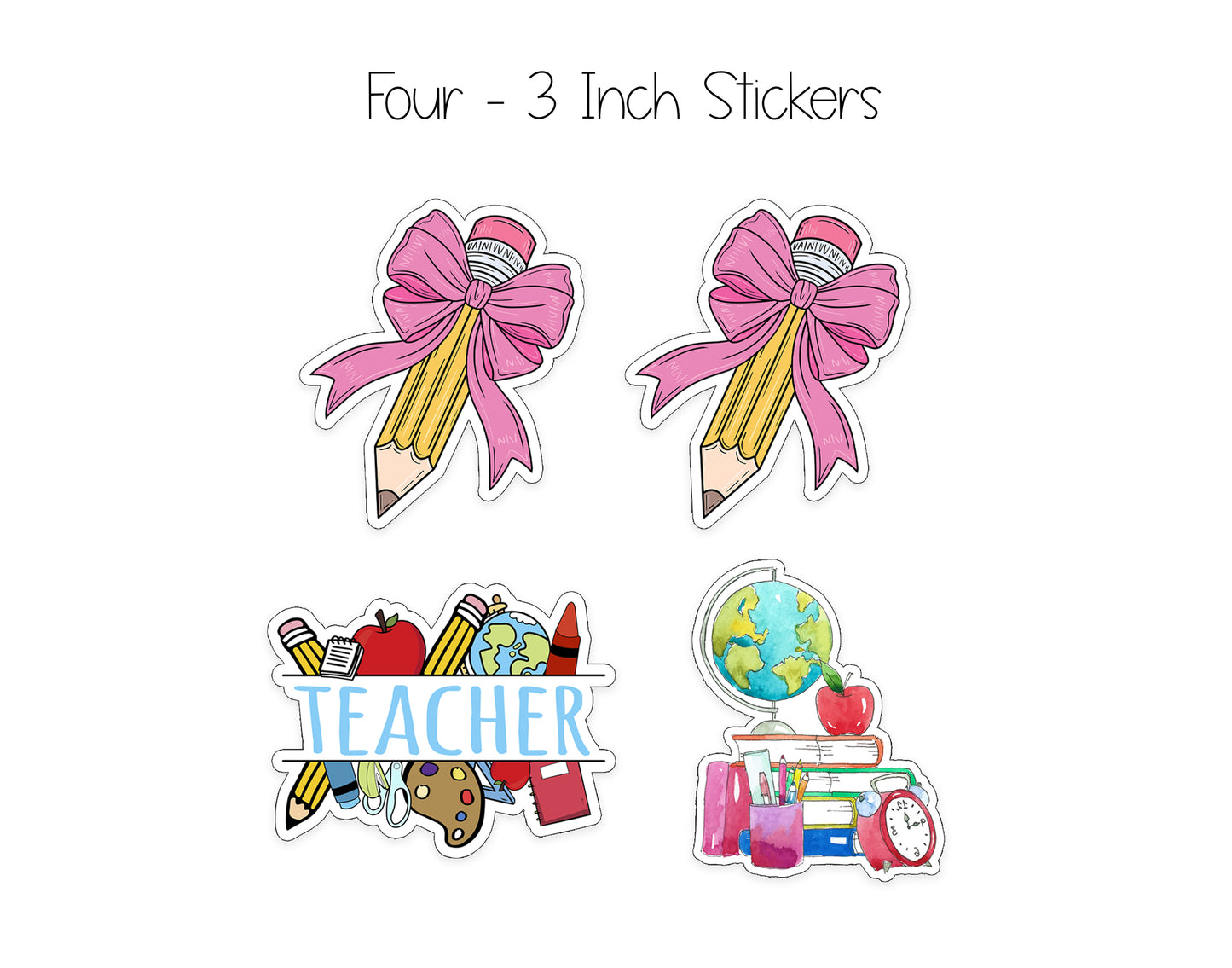 Teacher Notepad, Card and Stickers