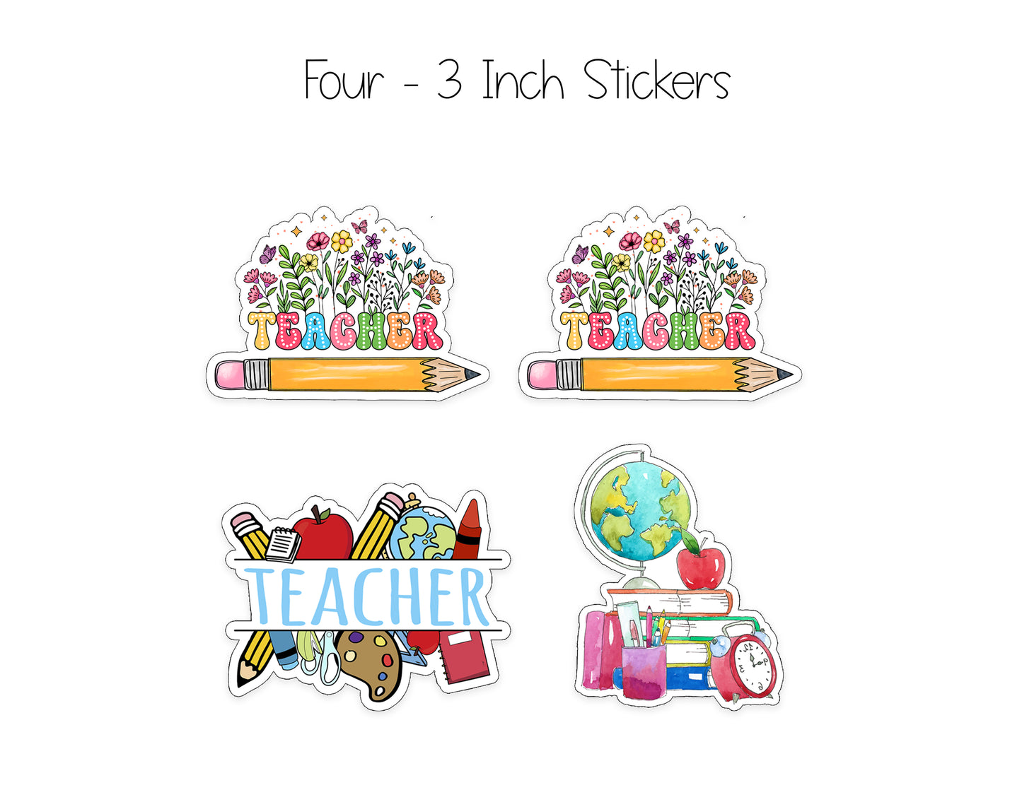 Teacher Notepad, Card and Stickers