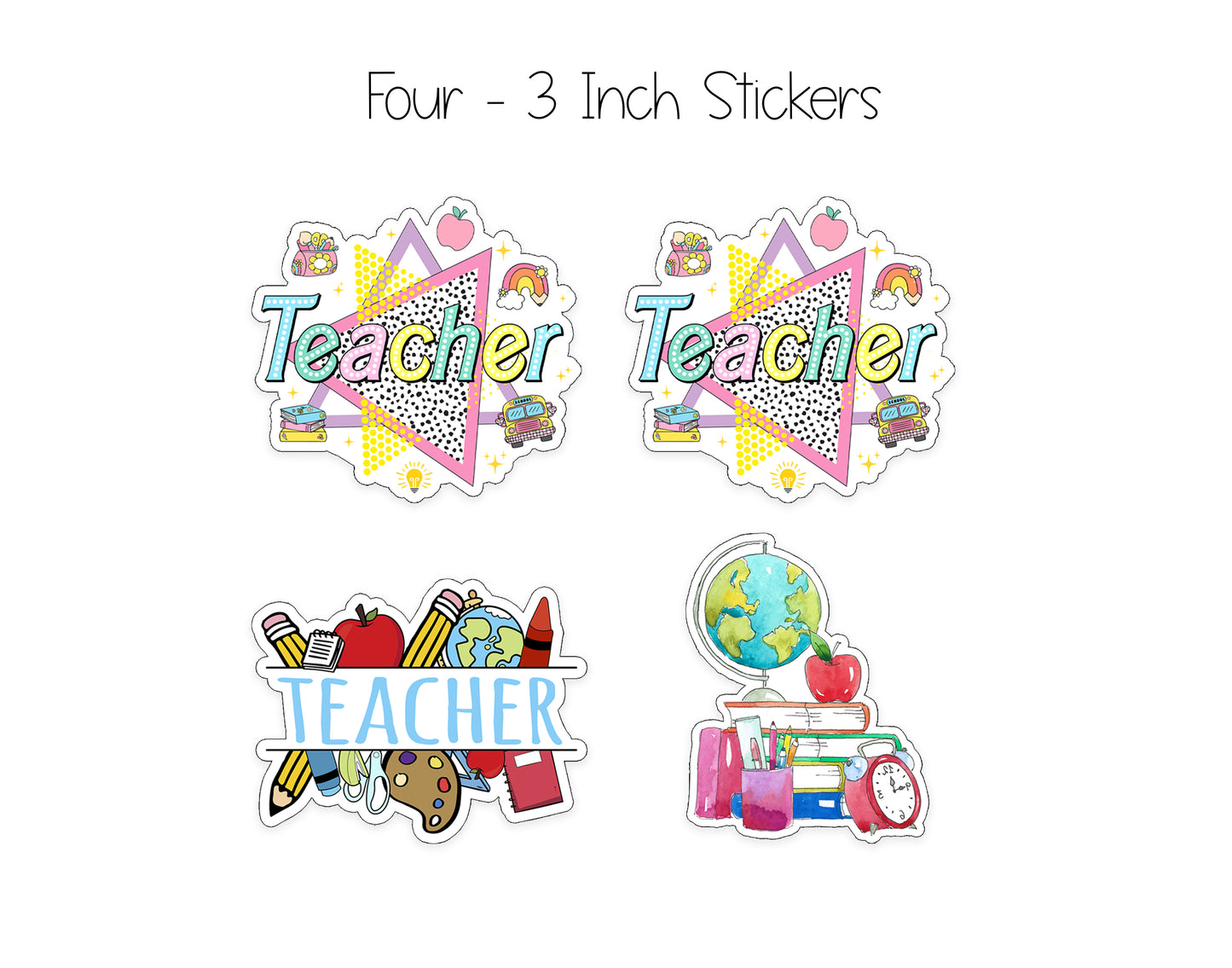 Teacher Notepad, Card and Stickers