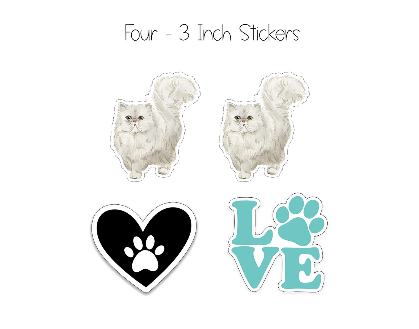 Persian Cat Folded Note Cards