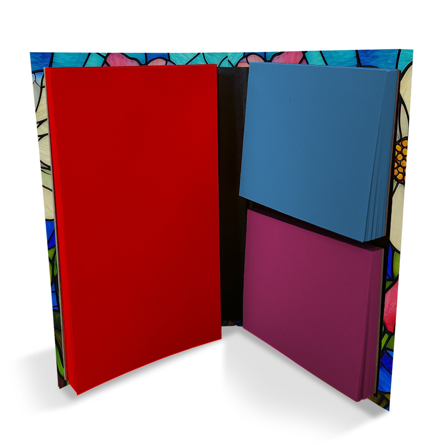 Stained Glass Notepad Folio