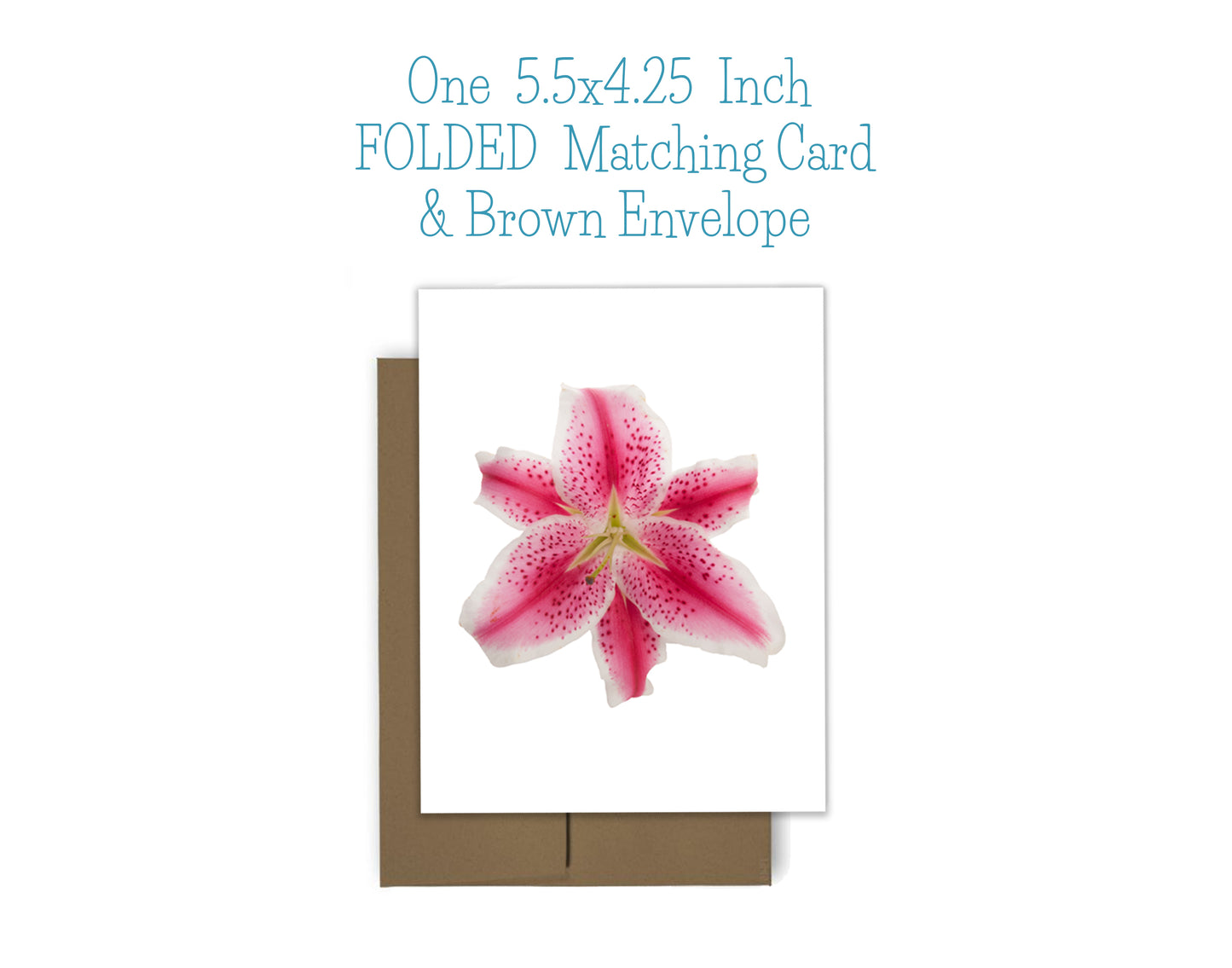 Flower Notepad, Card and Stickers