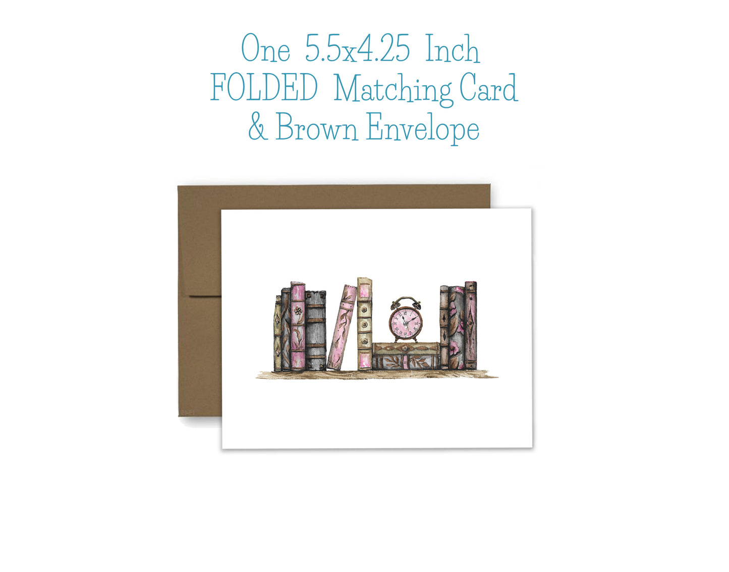 Book Notepad, Card and Stickers