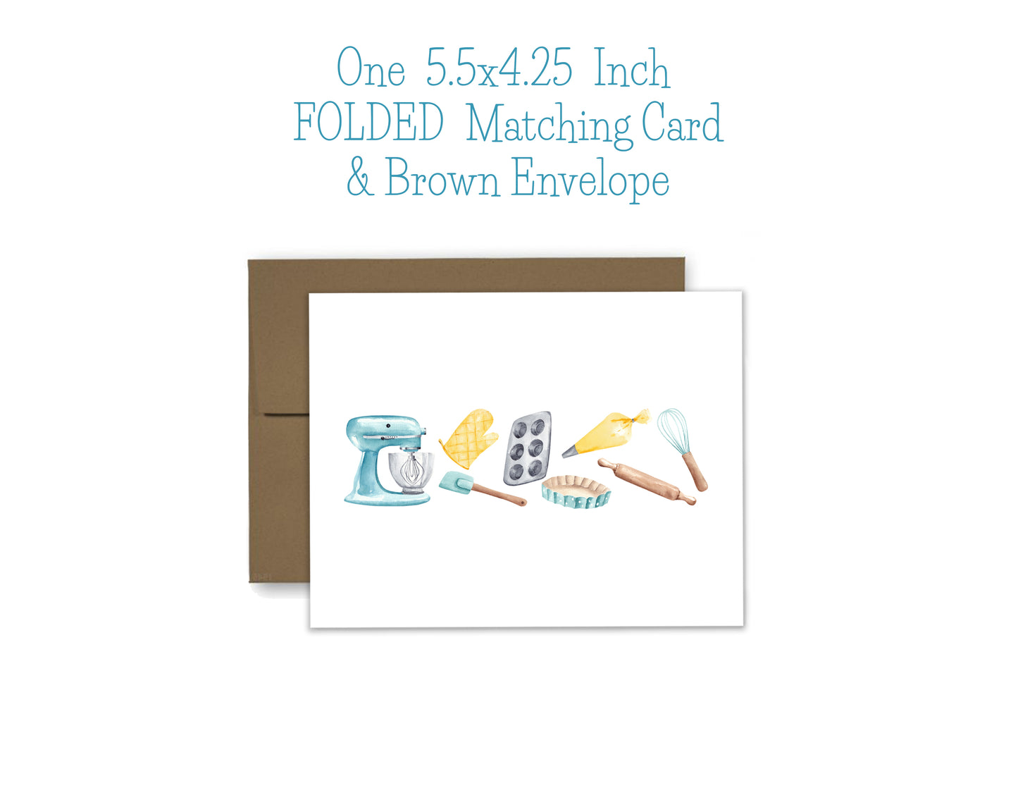 Chef Notepad, Card and Stickers
