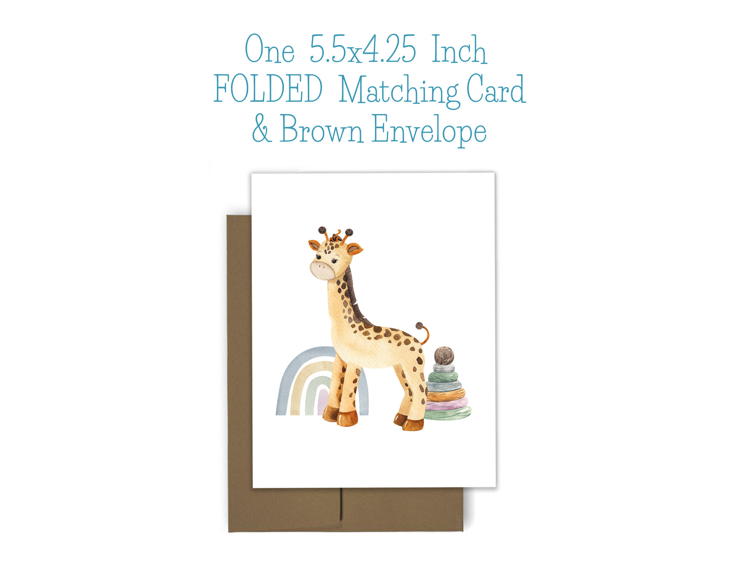Baby Notepad, Card and Stickers