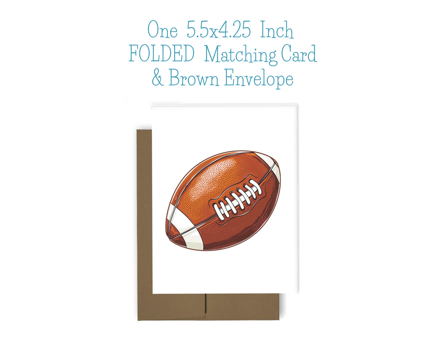 Football Notepad, Card and Stickers