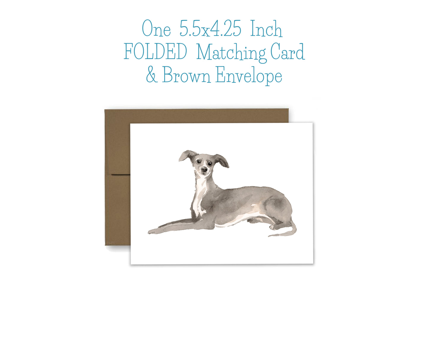 Greyhound Dog Notepad, Card and Stickers