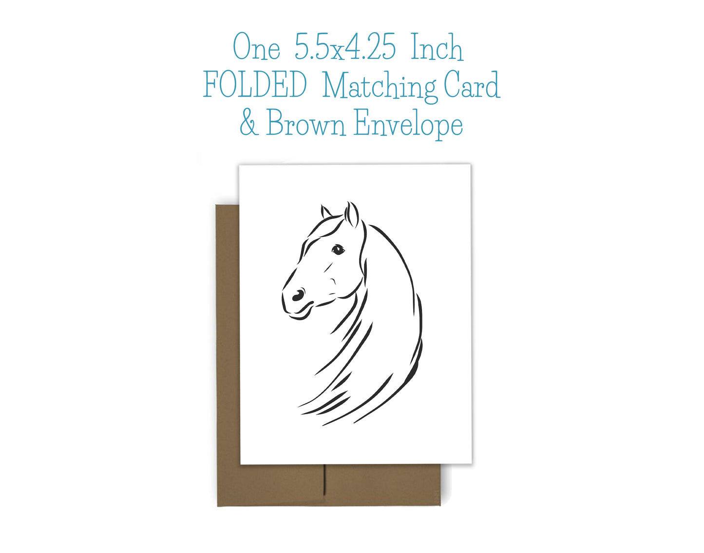 Horse Sketch Notepad and Stickers