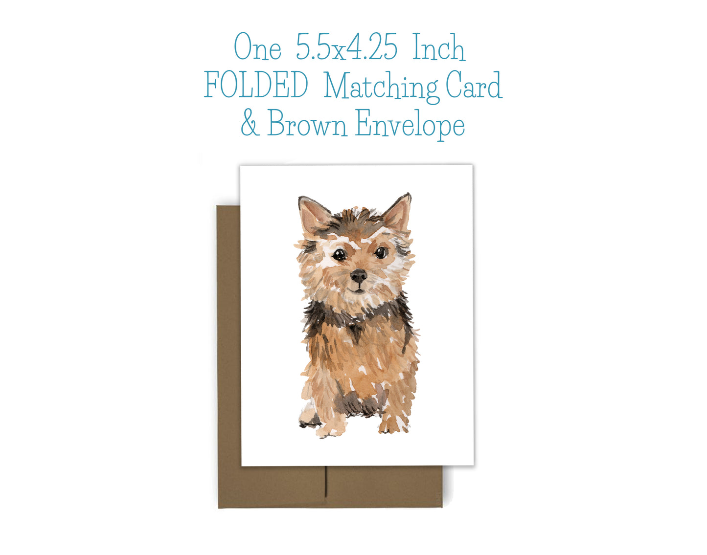 Norfolk Terrier Dog Notepad, Card and Stickers