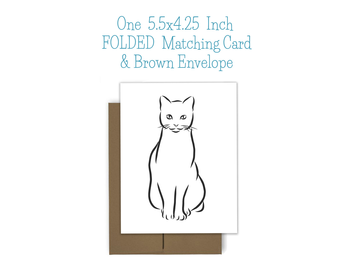 Cat Sketch Notepad and Stickers