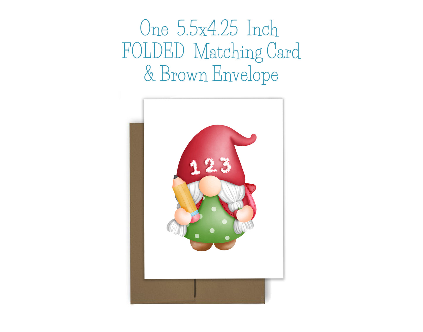 Teacher Notepad, Card and Stickers