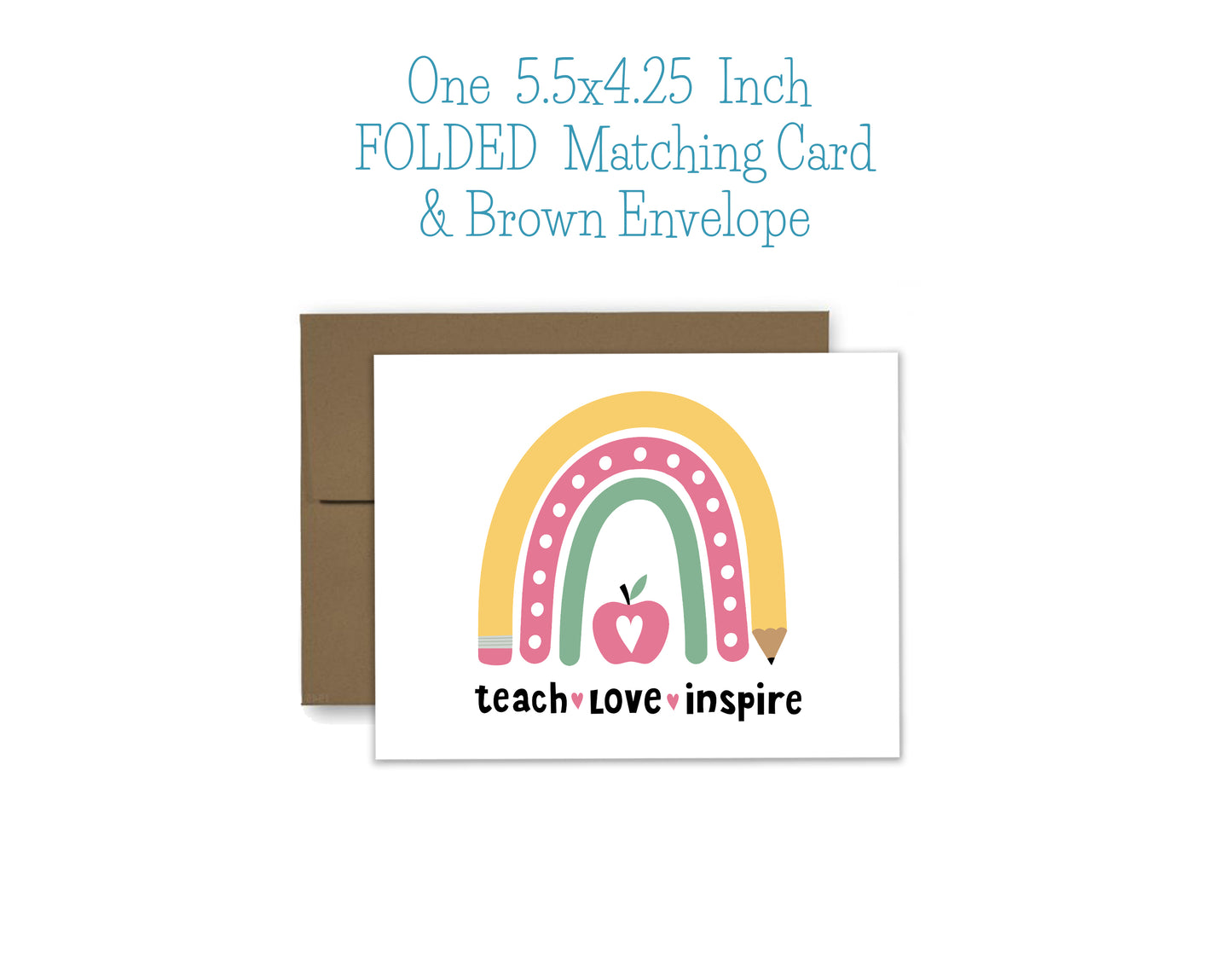 Teacher Notepad, Card and Stickers