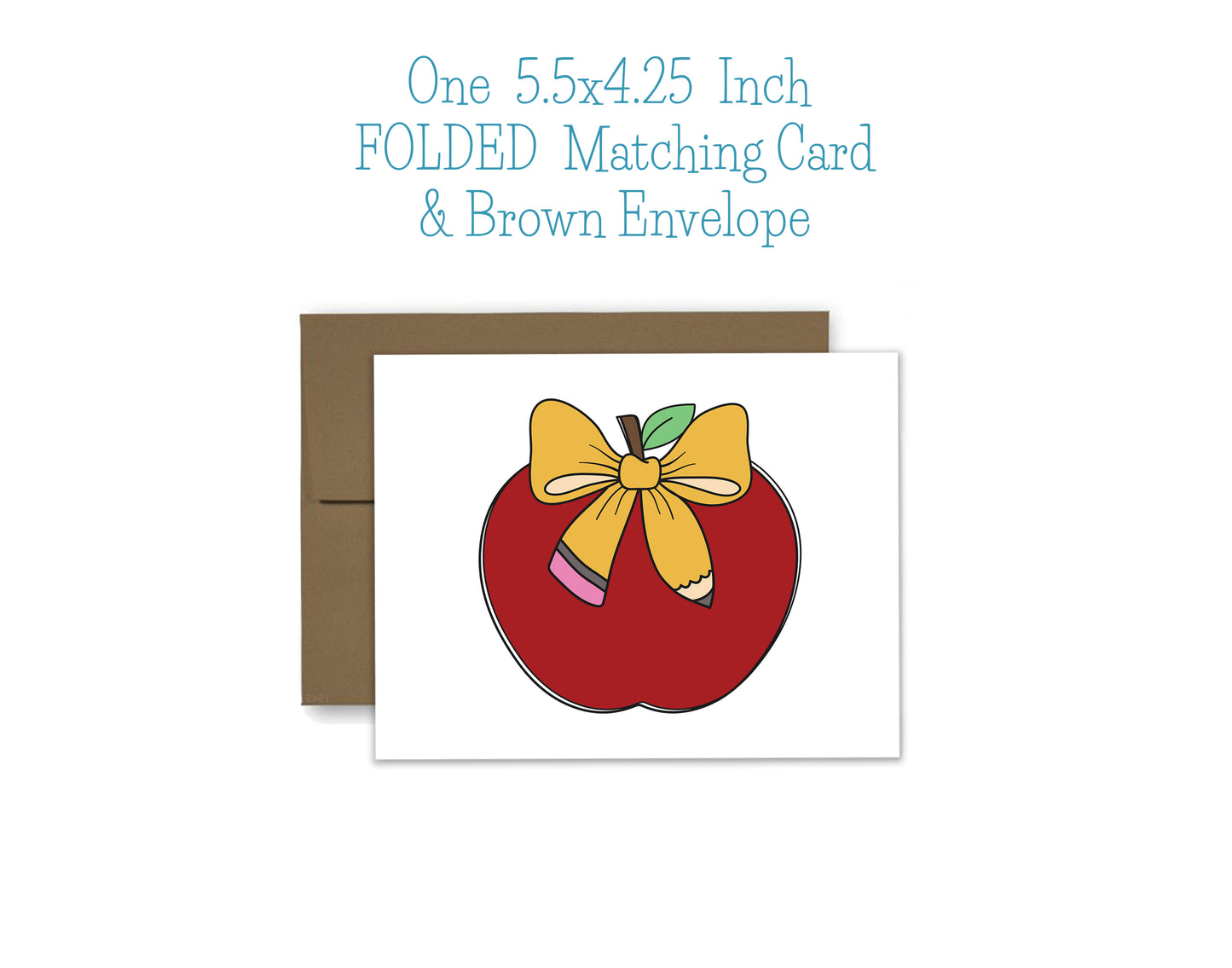 Teacher Notepad, Card and Stickers
