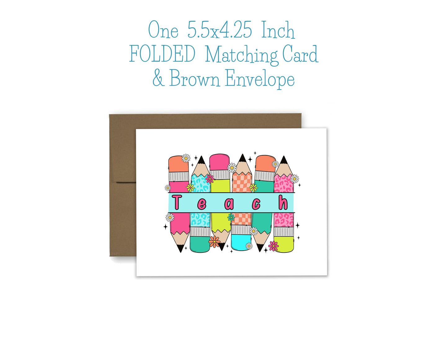 Teacher Notepad, Card and Stickers