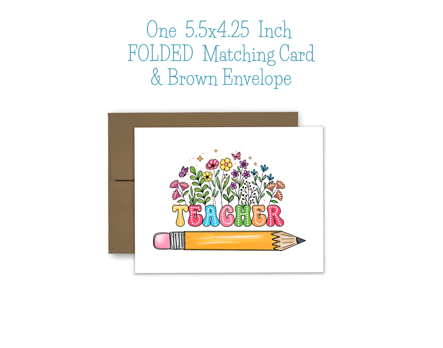 Teacher Notepad, Card and Stickers