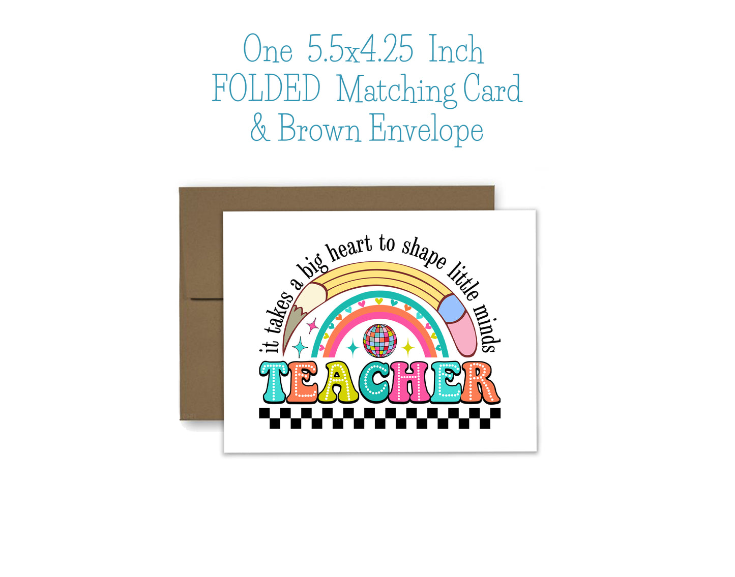 Teacher Notepad, Card and Stickers