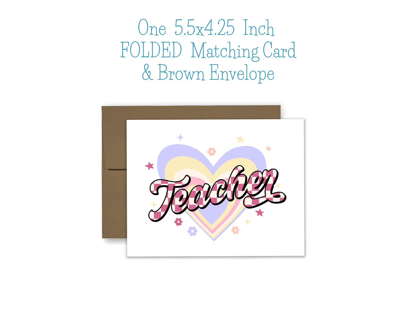 Teacher Notepad, Card and Stickers
