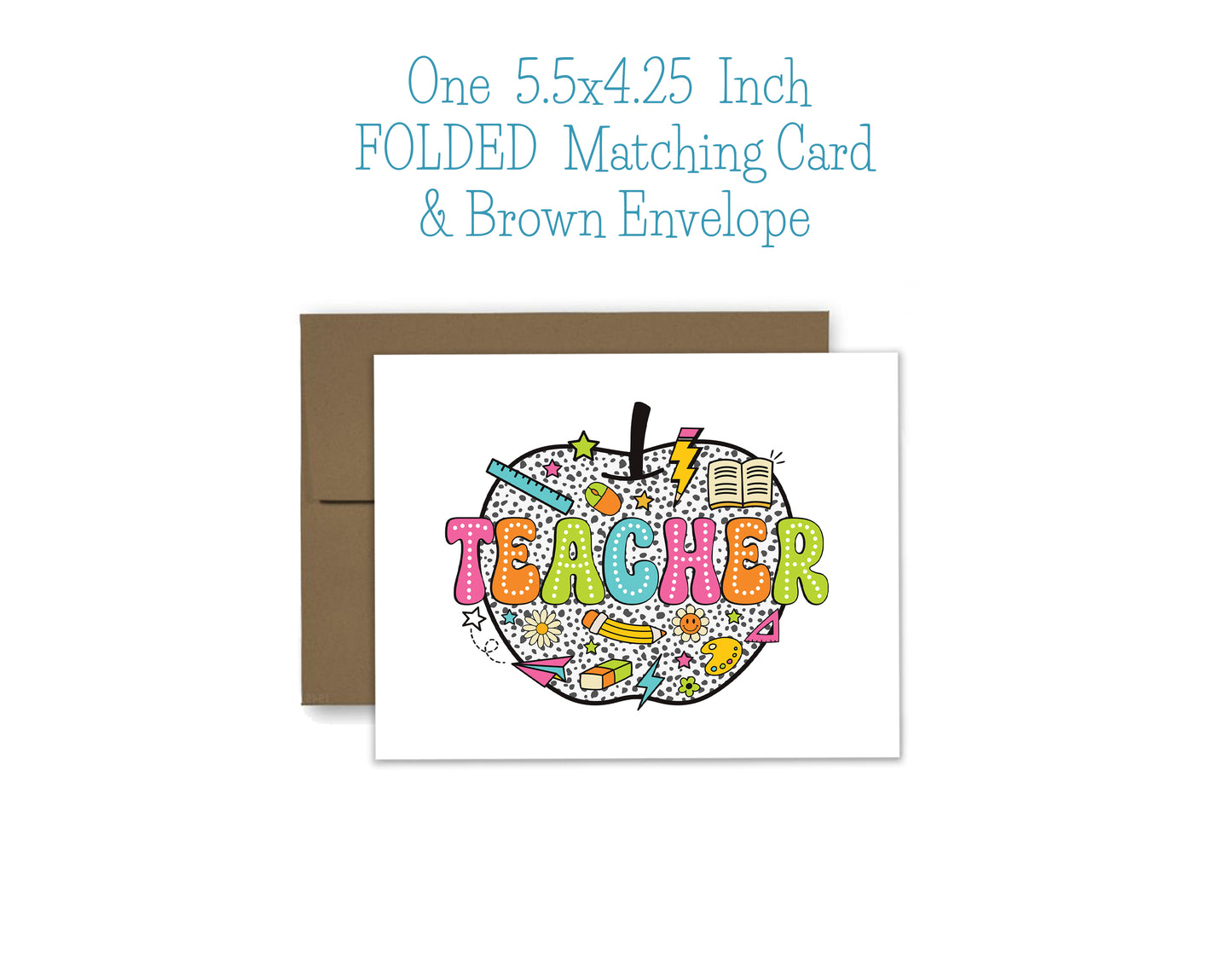 Teacher Notepad, Card and Stickers