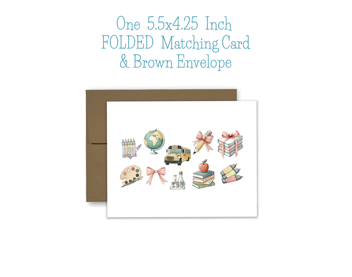 Teacher Notepad, Card and Stickers