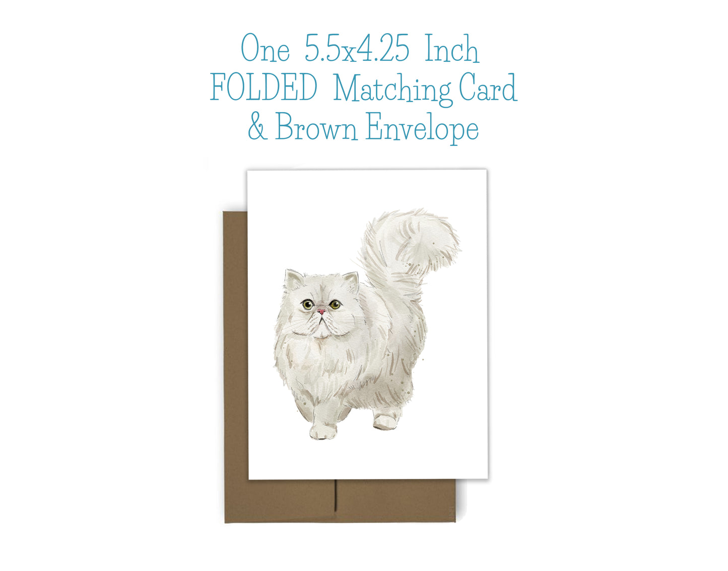 Persian Cat Notepad and Stickers