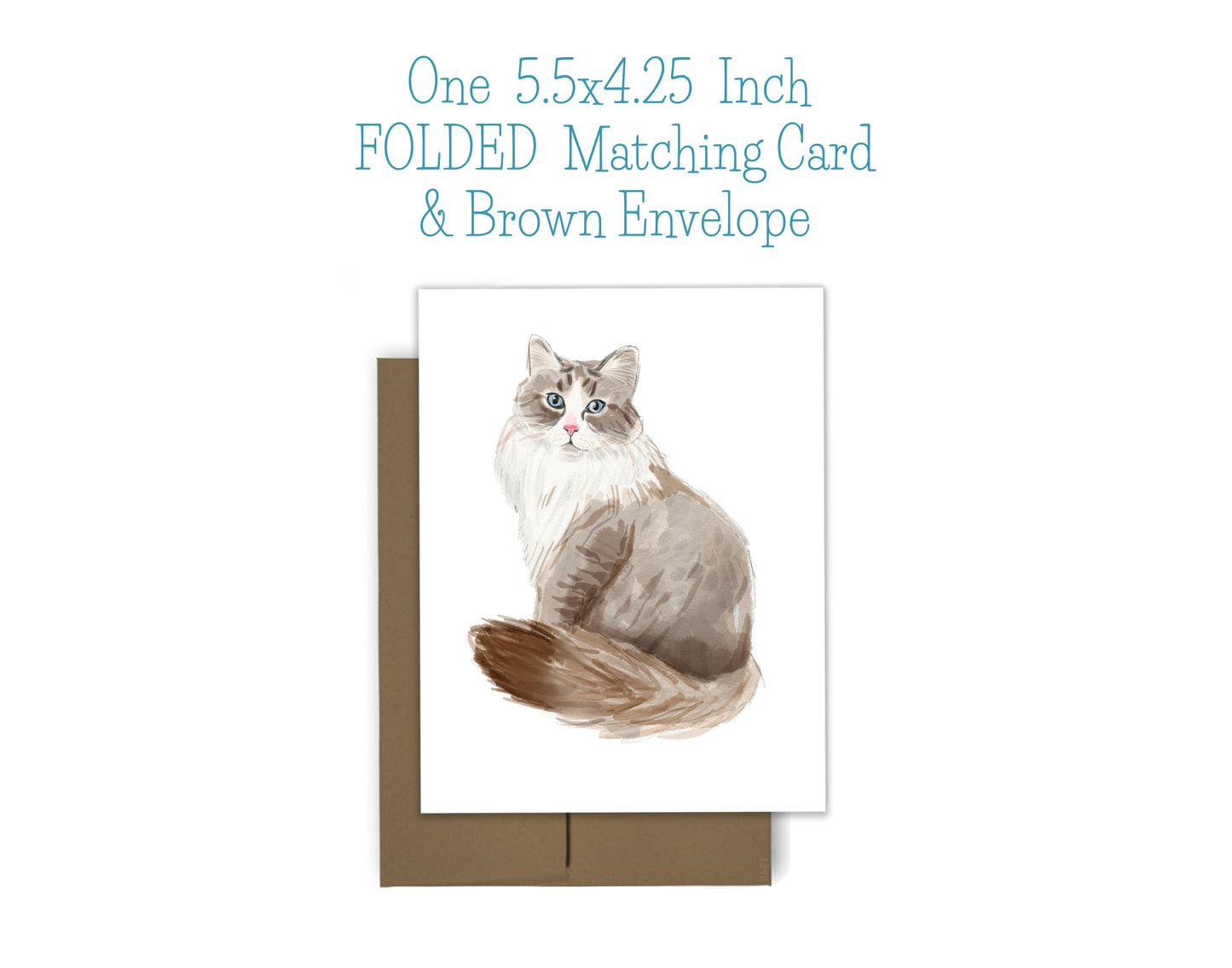 Siberian Cat Notepad and Stickers