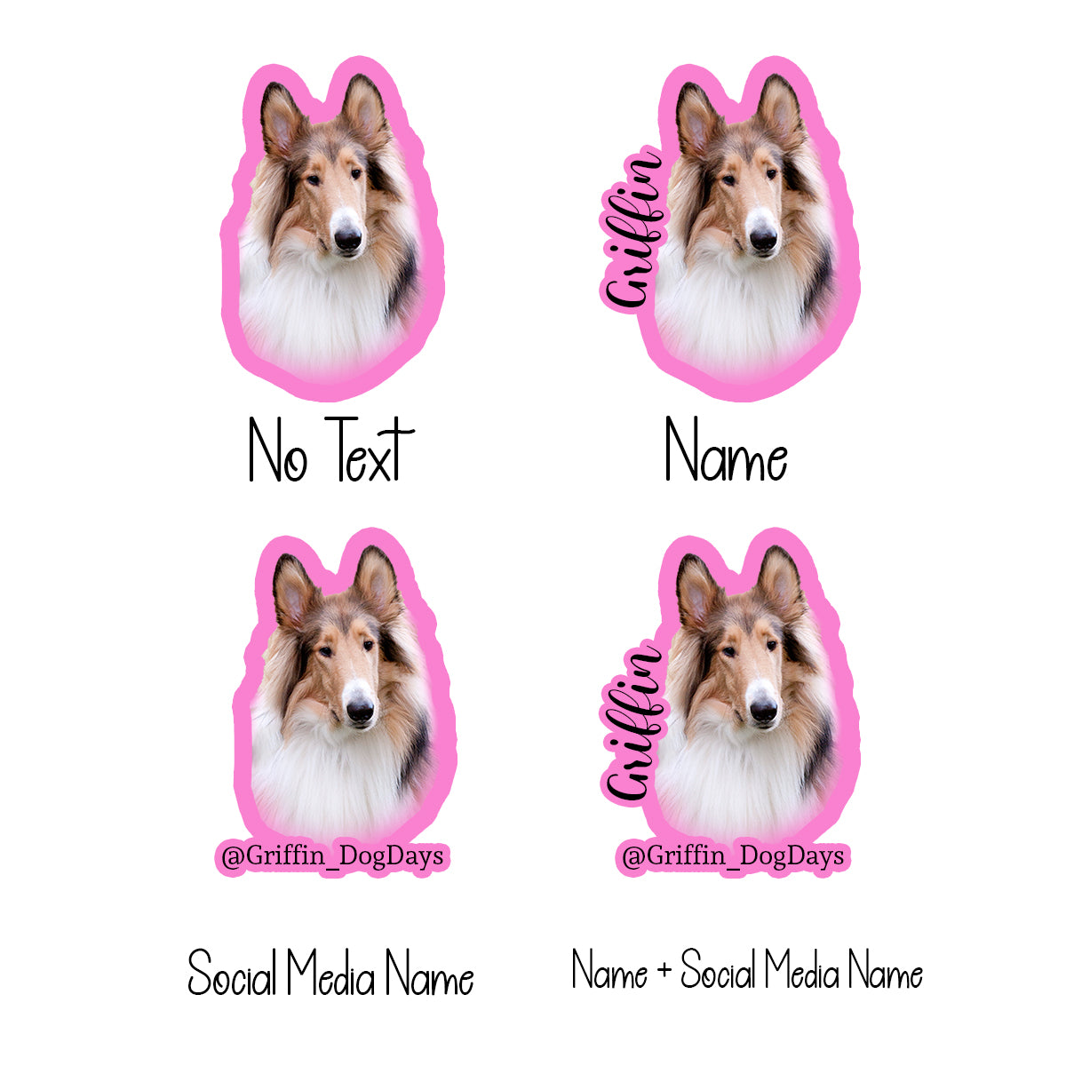 Custom Pet Sticker from a Photograph