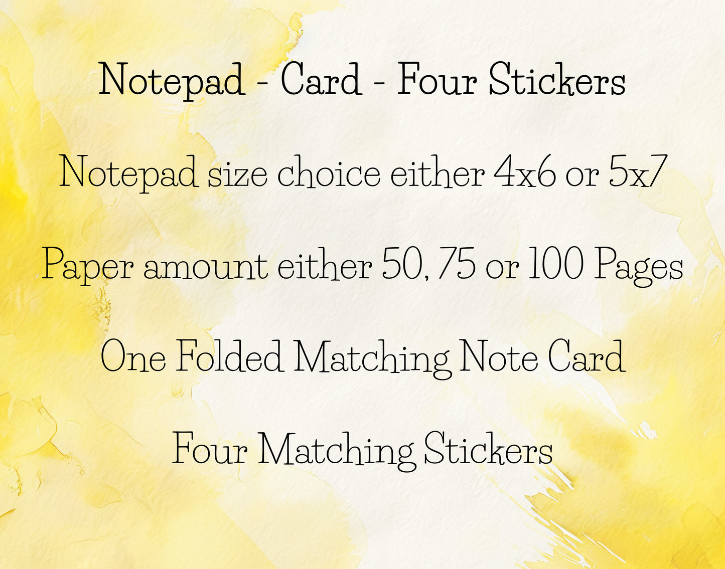 Shih Tzu Dog Notepad, Card and Stickers