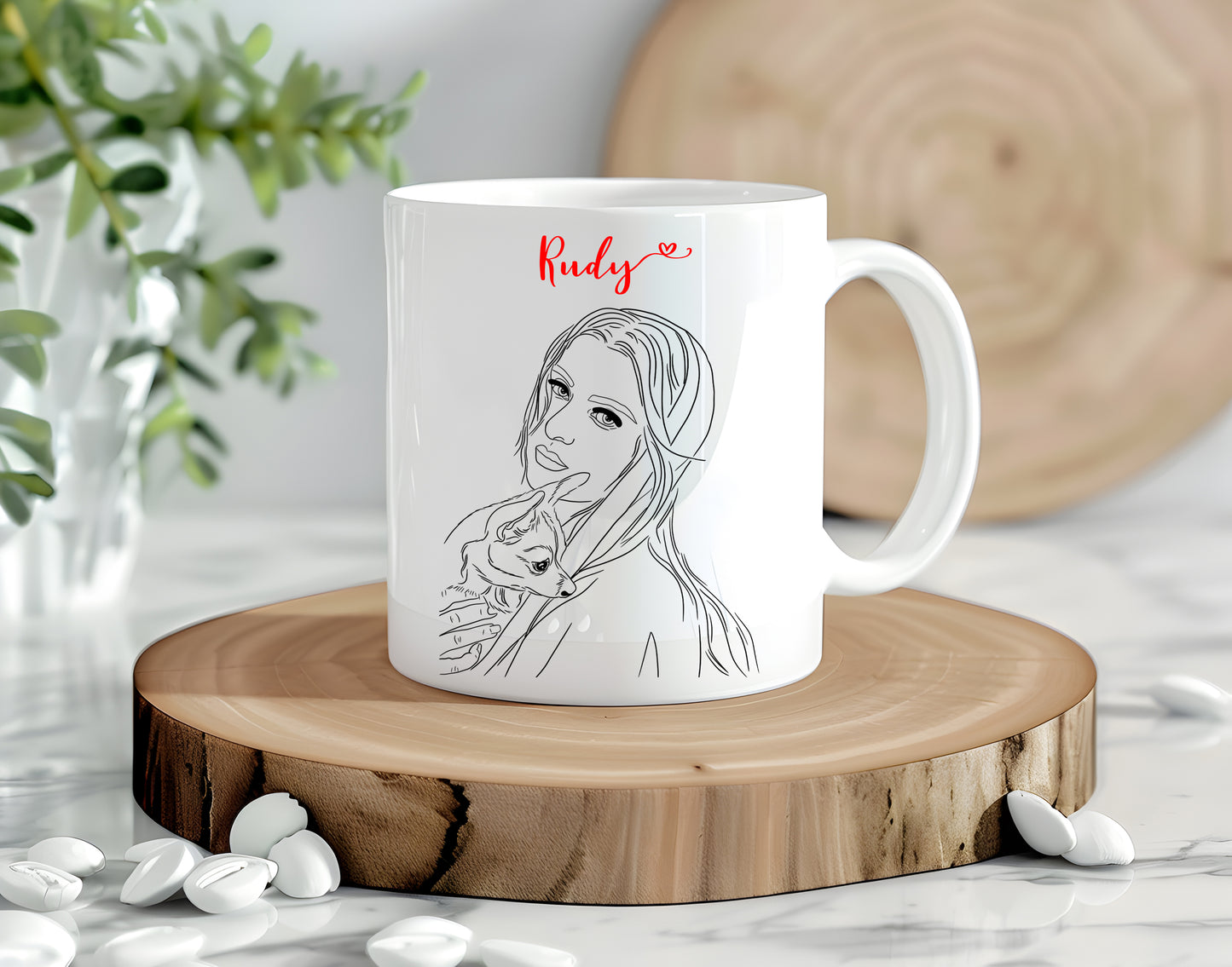 Custom Pet Sketch Mug